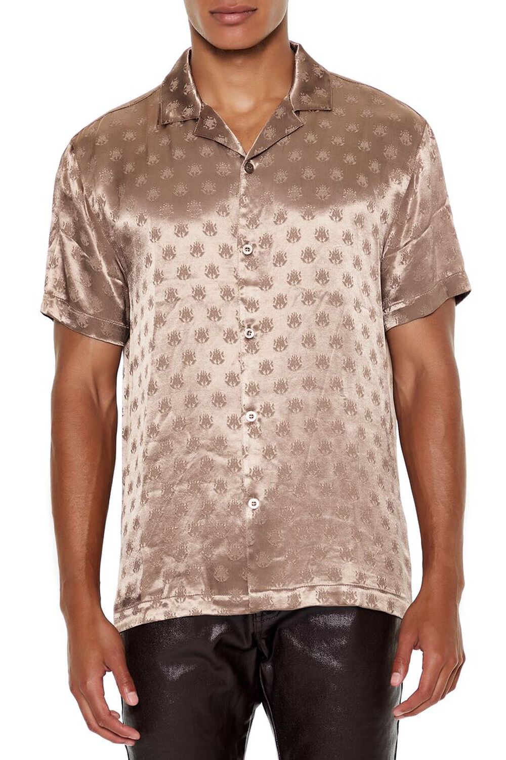 Camisa Jacquard Adornada 