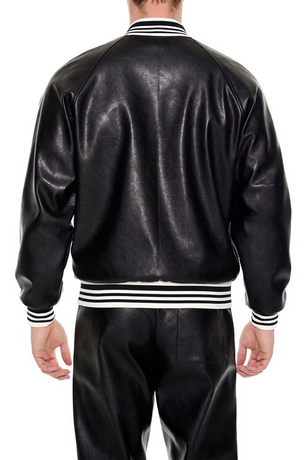 Chaqueta Bomber Varsity-Striped