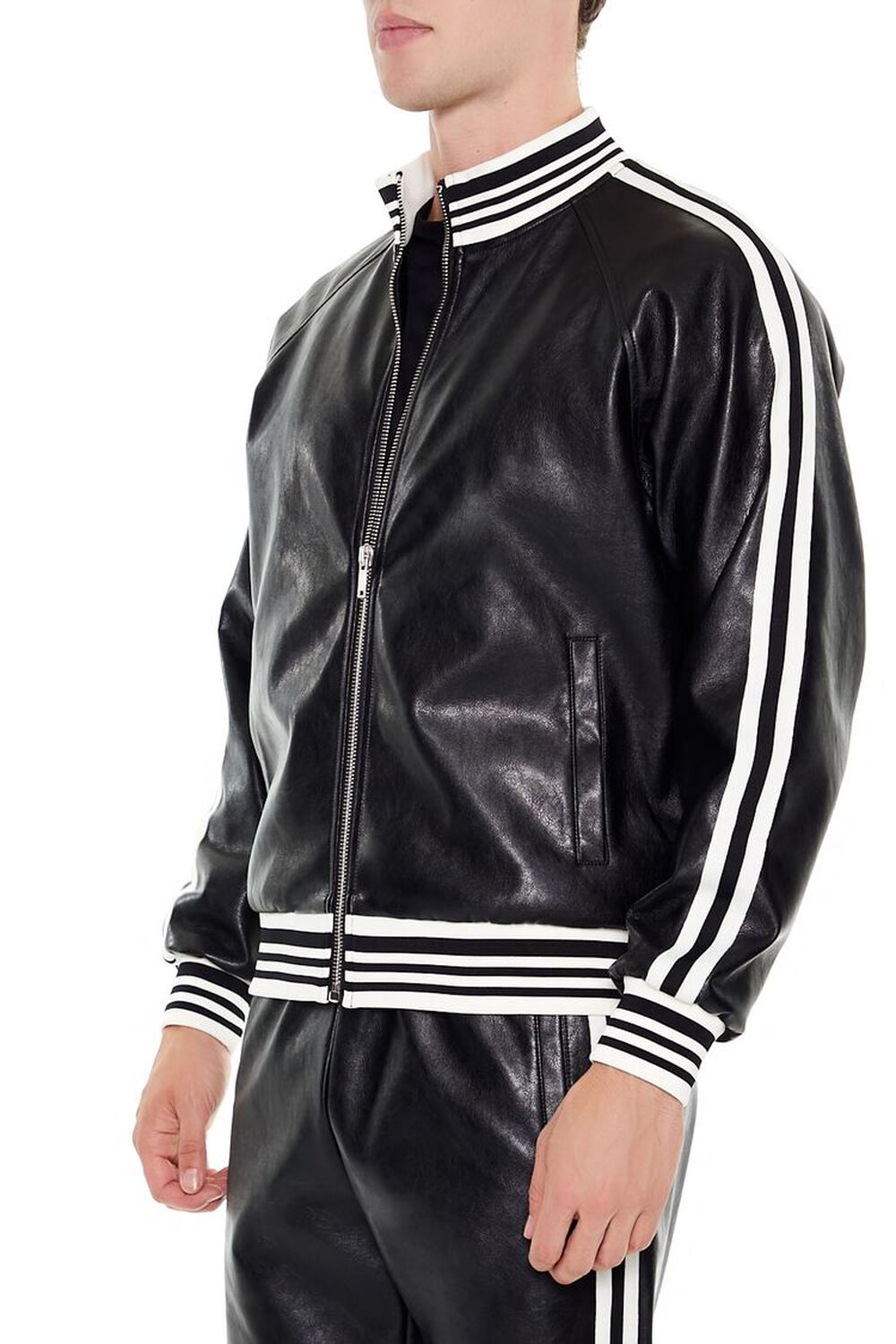 Chaqueta Bomber Varsity-Striped