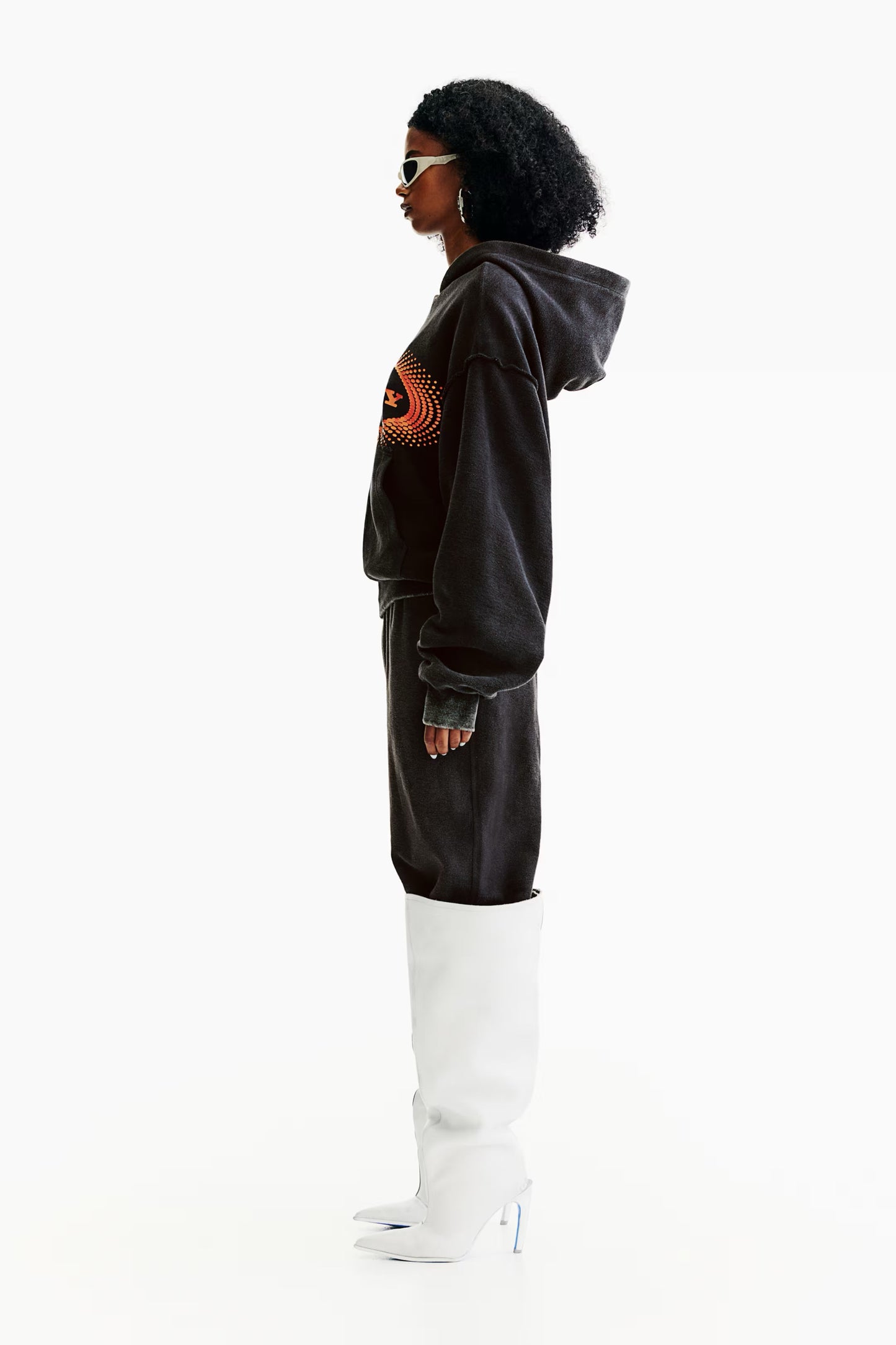 REVERSIBLE HOODED JACKET - BLACK/ENERGY