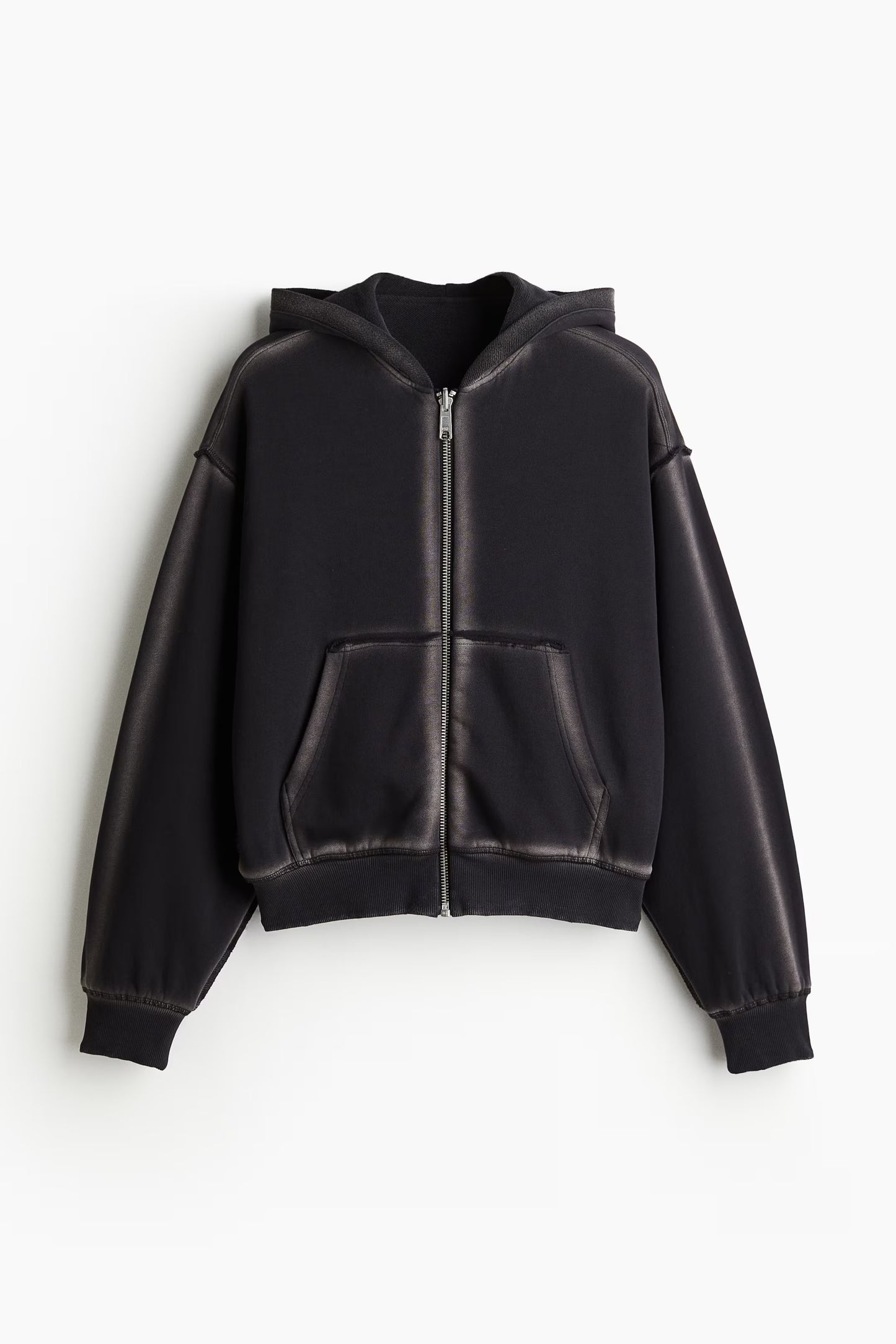 REVERSIBLE HOODED JACKET - BLACK/ENERGY